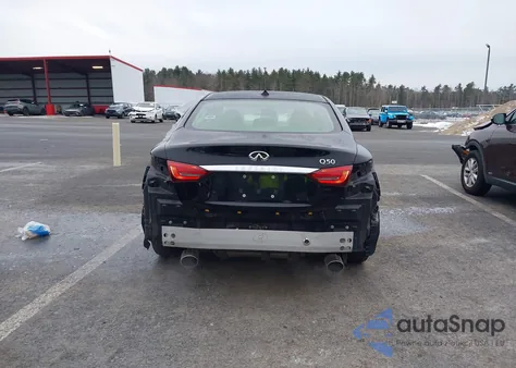 2018 Infiniti Q50 2.0T Luxe из США, поврежденный, VIN JN1CV7AP8JM240042